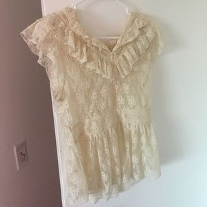 Vintage lace top